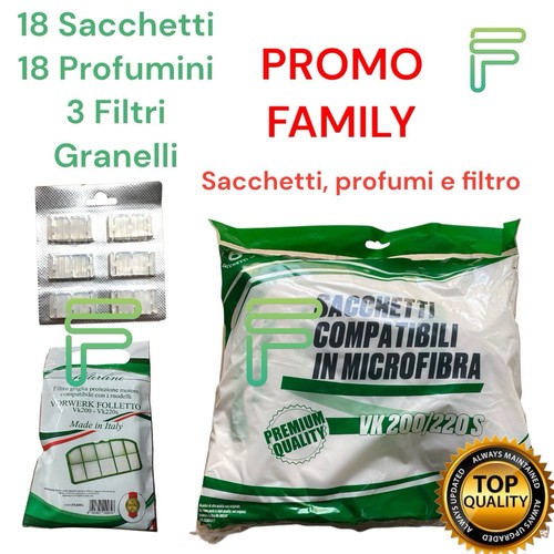Sacchetti folletto vk200 - sacchetti,